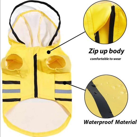 Perfect raincoat for your pup! Size small - Picture 1 of 7